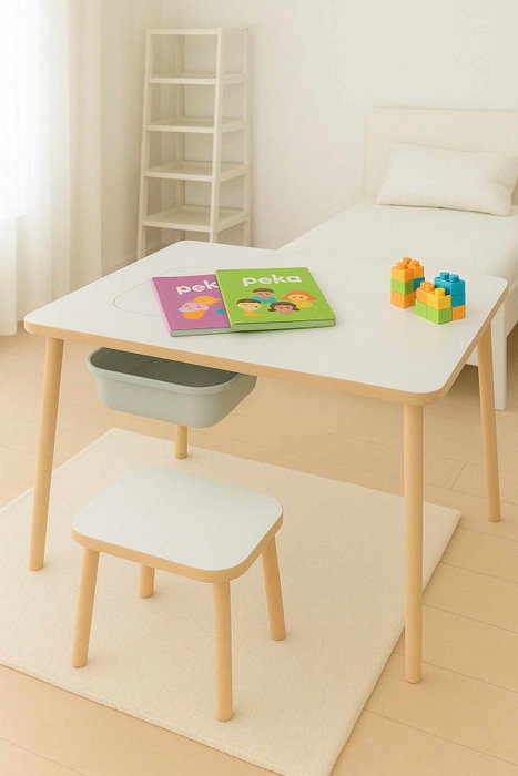 Hanah Home Mesa de Actividades Blanca